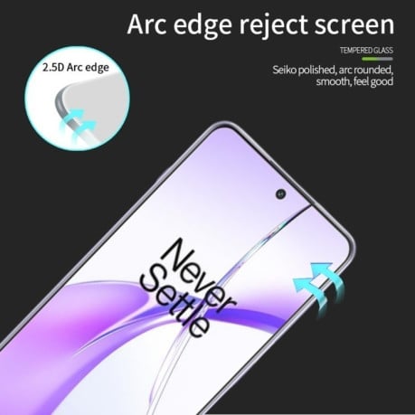 Захисне скло PINWUYO 9H 3D Full Screen на OnePlus Ace 3V - чорне