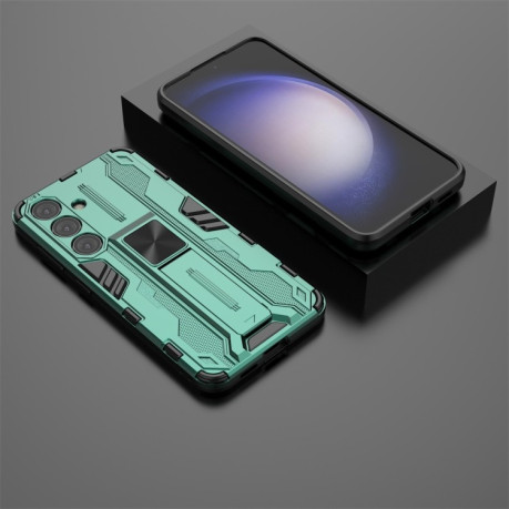 Противоударный чехол Supersonic для Samsung Galaxy S24 5G - зеленый