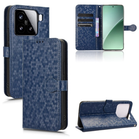 Чехол-книжка Honeycomb Dot для Xiaomi 15 Pro - синий
