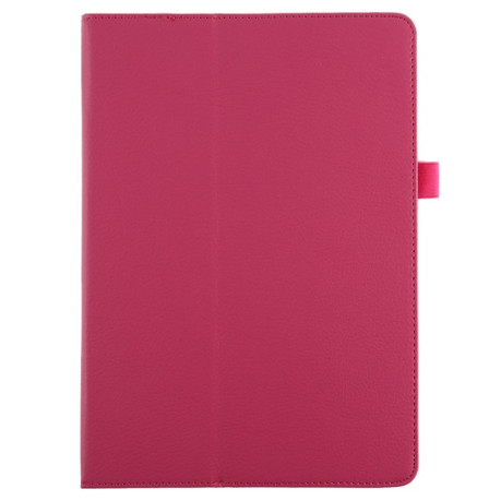 Чехол-книжка Litchi Texture для iPad 10.5 / iPad 10.2 2021/2020/2019 - пурпурно-красный