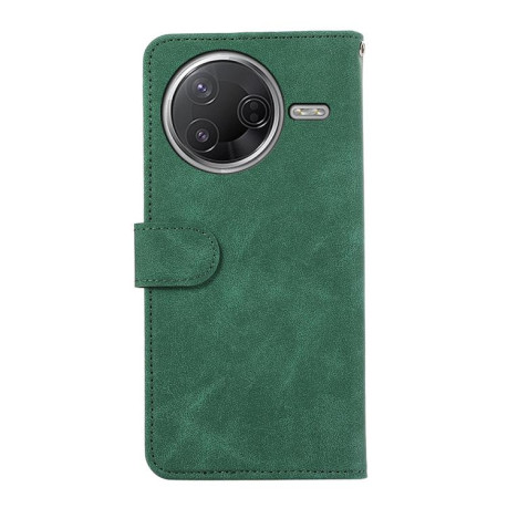 Чехол-книжка ABEEL Color Block Magnetic RFID Leather на Xiaomi Poco F7 Pro / F7 Ultra Global - зеленый