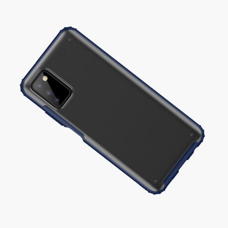 Ударозащитный чехол Four-corner на Samsung Galaxy A03s - синий