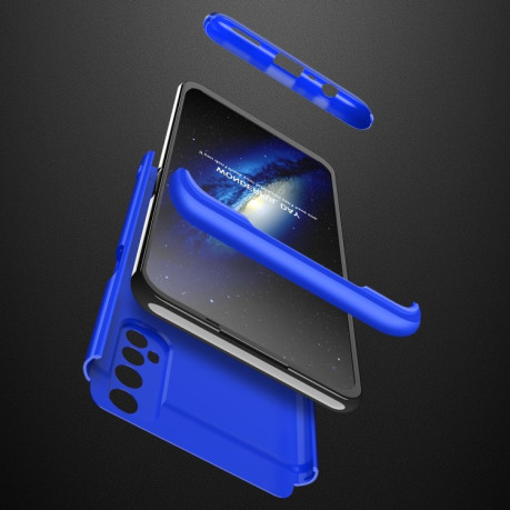 Протиударний чохол GKK Three Stage Splicing на Realme 7 - синій
