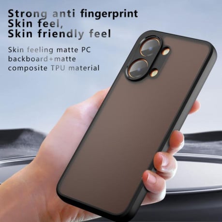 Протиударний чохол Armor Precise Hole гібрид на Xiaomi Redmi Turbo 5 Max / Poco X8 Pro Max — прозорий