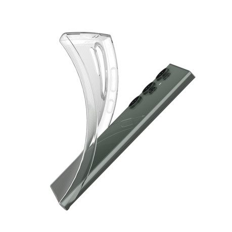 Противоударный чехол Waterproof Texture для Samsung Galaxy S24 Ultra 5G - прозрачный