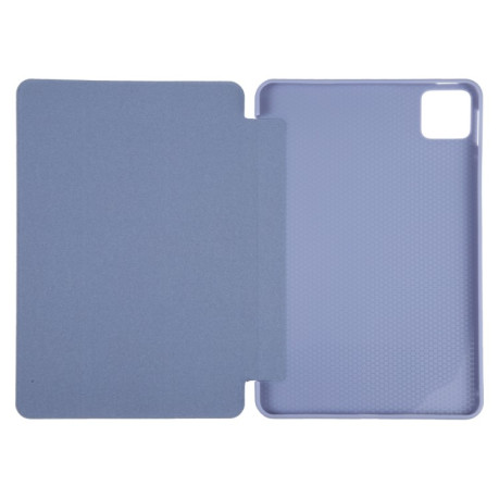 Чехол-книжка Three-fold для Xiaomi Pad 6 / 6 Pro - фиолетовый