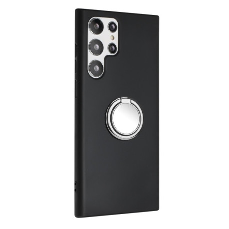 Противоударный чехол Matte with Ring Holder для Samsung Galaxy S25 Ultra 5G - серебристый