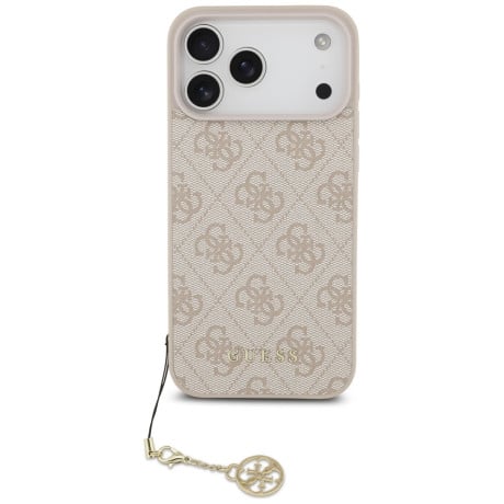 Оригинальный чехол Guess 4G Charms Collection с MagSafe на iPhone 17 Pro Max - Pink