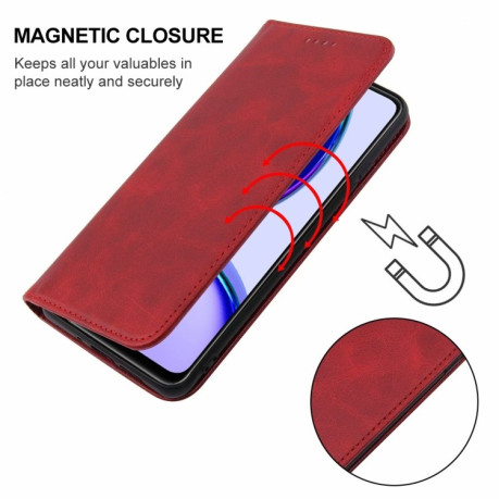 Чехол-книжка Magnetic Closure для Realme C53/C51 - красный
