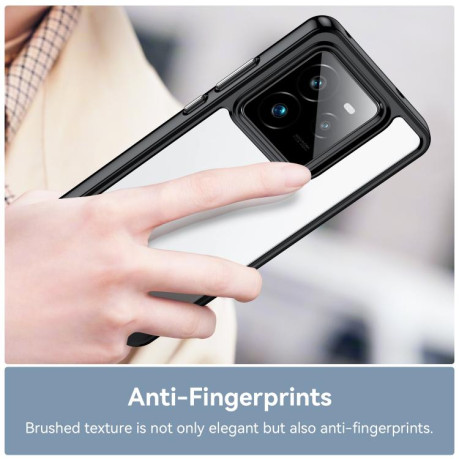 Противоударный чохол Colorful Acrylic Series для Realme GT 7 Pro - черный