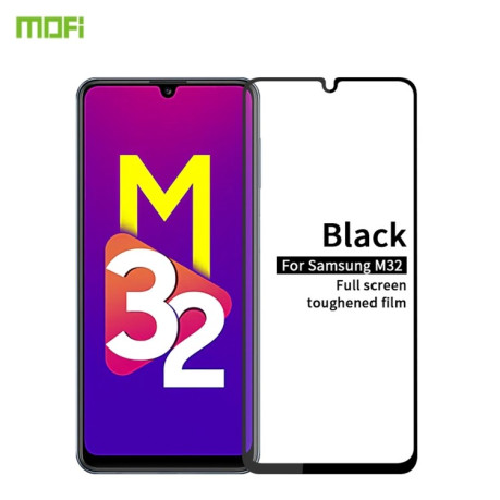Защитное стекло MOFI 9H 3D Full Screen на Samsung Galaxy M32 - черное