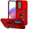 Противоударный чехол Sliding Camshield Card для Samsung Galaxy A54 5G - красный