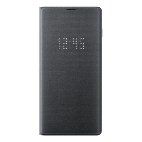 Оригинальный чехол-книжка Samsung LED View Cover для Samsung Galaxy S10 + Plus black (EF-NG975PBEGRU)