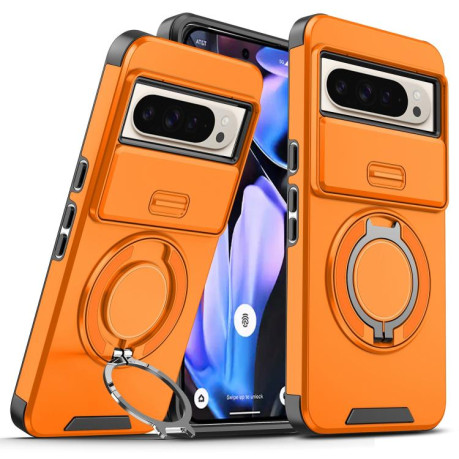 Протиударний чохол Sliding Camshield Ring Holder для Google Pixel 10 Pro XL - помаранчевий