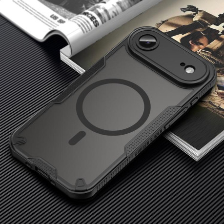 Противоударный чехол Armor Glaze MagSafe Magnetic для iPhone Air - черное