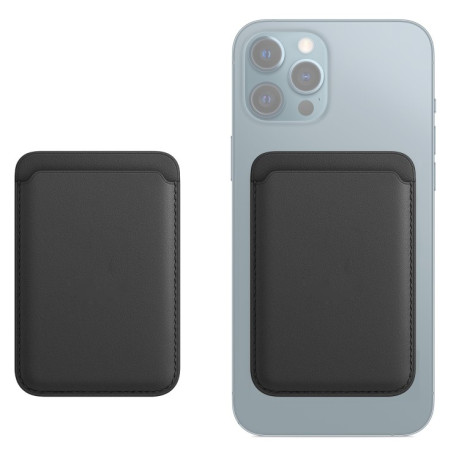 Магнітний чохол-гаманець Holder Magsafing для iPhone 12 mini / iPhone 12 / iPhone 12 Pro / iPhone 12 Pro Max - чорний