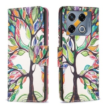 Чехол-книжка Colored Drawing Pattern для Infinix GT 20 Pro 5G - Life