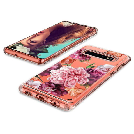 Оригинальный чехол Spigen Ciel для Samsung Galaxy S10 Rose Floral