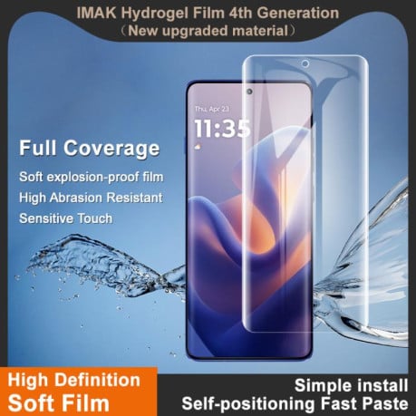 Захисна гідрогелева плівка imak 4th Generation Full Coverage на Motorola Edge 60S/60 Pro
