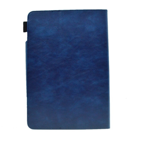 Універсальний Чохол-книжка Suede Cross Texture Magnetic Clasp Leather для Планшета діагоналі 10 inch - синій