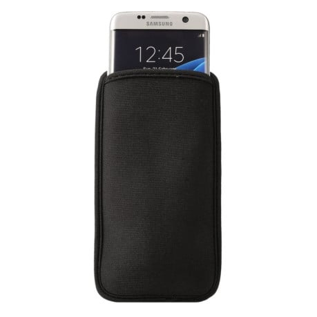 Универсальный чехол Neoprene Cell 9.0*16.5cm для Galaxy S9 / S8 / S7 Edge - черный
