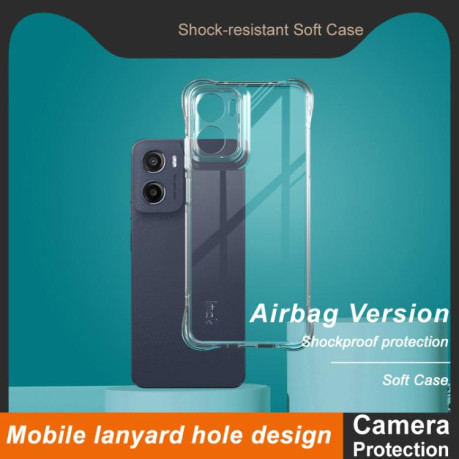 Чехол imak Shockproof Airbag для Motorola Moto G05 4G - прозрачный