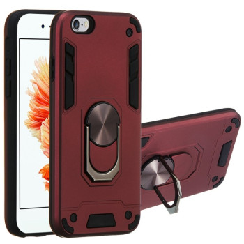 Противоударный чехол Armour Series на iPhone 6 / 6s - винно-красный
