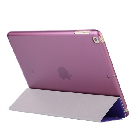 Чехол-книжка Silk Texture на iPad 9/8/7 10.2 (2019/2020/2021) -фиолетовый