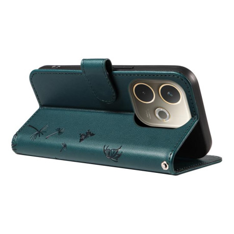 Чохол-книжка Dandelion Embossed Pattern Flip Leather для OPPO A5 Pro 5G Global - синій