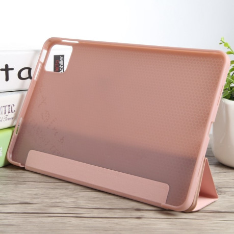 Чехол-книжка Litchi Texture для Xiaomi Pad 7 / Pad 7 Pro - розовое золото