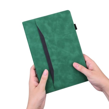 Чохол-книжка Splicing Series на Xiaomi Redmi Pad 2 Pro / Pro 12.1 — зелений