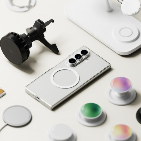 Оригінальний чохол Ringke Slim Magnetic з MagSafe на Samsung Galaxy Fold 7 - Transparent