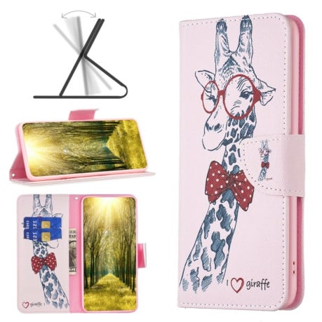 Чохол-книжка Colored Drawing Pattern для OPPO A98 5G - Deer