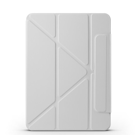 Чехол-книжка Fixed Buckle Magnetic Demation Leather для iPad Pro 13 2024 - серый