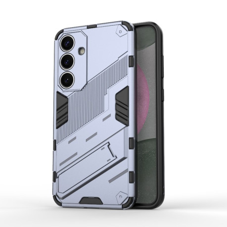 Противоударный чехол Punk Armor для Samsung Galaxy S25+ 5G - серый