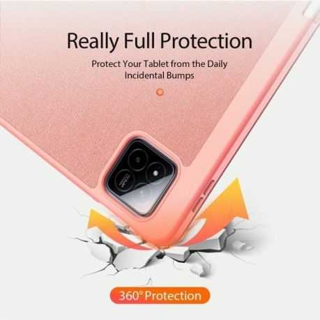 Противоударный чехол DUX DUCIS Domo Series для Xiaomi Pad 7/7 Pro - розовый