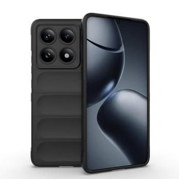 Силіконовий чохол Magic Flannel для Xiaomi 14T Pro 5G Global - чорний