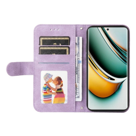 Чехол-книжка Skin Feel Life Tree для Realme 11 Pro 5G/11 Pro+ 5G - фиолетовый