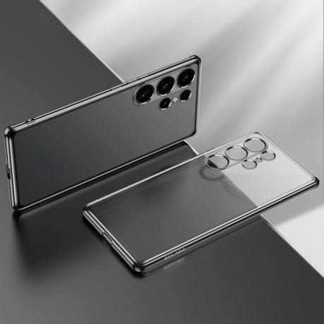 Чохол SULADA Electroplating Frosted TPU  для Samsung Galaxy S25+ 5G - чорний