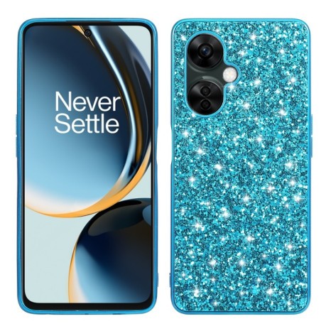 Ударозахисний чохол Glittery Powder на OnePlus Nord CE3 Lite - синій
