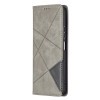 Чохол-книжка Rhombus Texture для Xiaomi Mi 11i/Xiaomi Poco F3/Redmi K40/K40 Pro - сірий