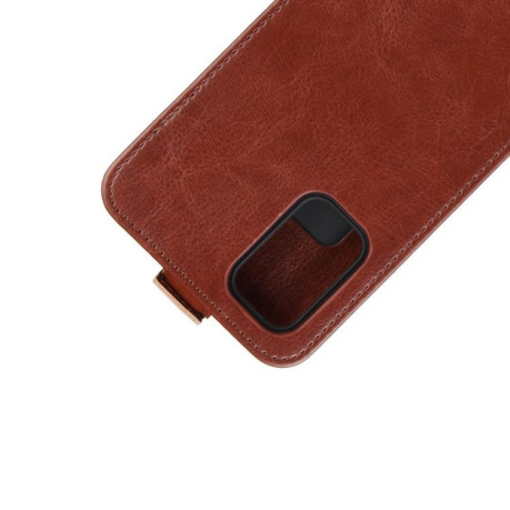 Флип- чехол Pattern Single Fold Edge на Samsung Galaxy S20- коричневый