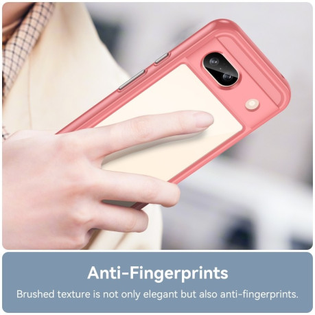 Противоударный чохол Colorful Acrylic Series для Google Pixel 8a - красный