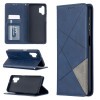 Чехол-книжка Rhombus Texture на Samsung Galaxy A32 5G- синий