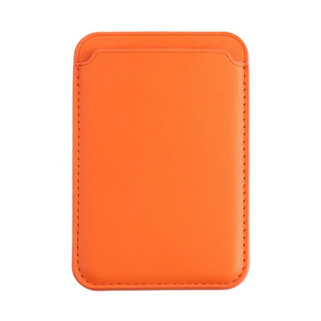 Магнитный слот для карт Holder Magsafing для iPhone 12 mini / iPhone 12 / iPhone 12 Pro / iPhone 12 Pro Max - оранжевый