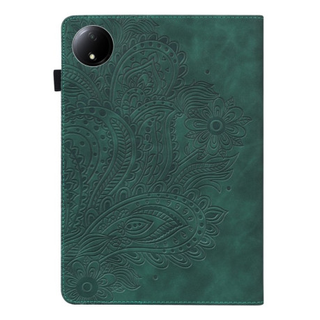 Чохол-книжка Embossed Tiger Pattern Leather для Xiaomi Redmi Pad SE 8.7 - зелений