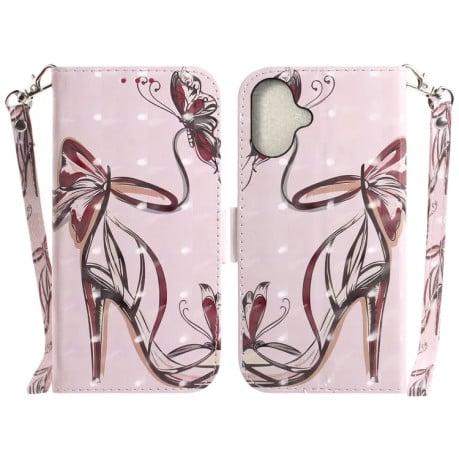Чохол-книжка 3D Painting для iPhone 16 Plus - High-heeled