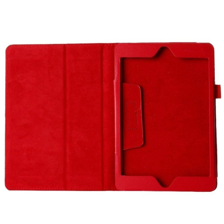 Чехол Lichee Pattern Book Style на iPad Mini 5 (2019)/ Mini 4 - красный