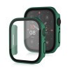 Противоударная накладка с защитным стеклом Life Waterproof Frosted для Apple Watch Series 8 / 7 41mm - зеленая