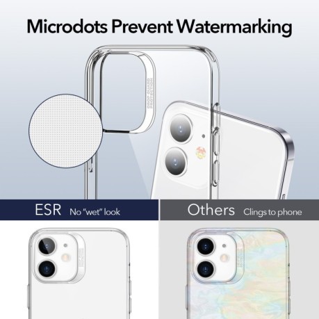 Силиконовый чехол-подставка ESR Air Shield Boost на iPhone 12 / 12 Pro - прозрачный